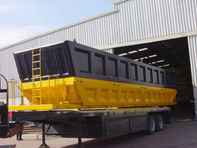 Charcoal Train Wagons